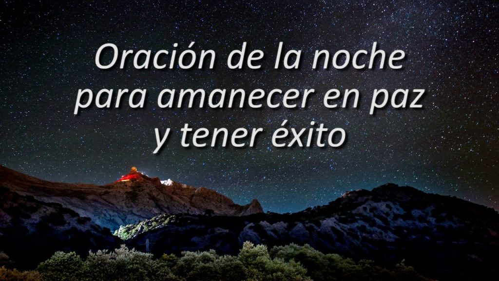 oracion de la noche