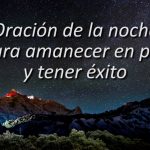 oracion de la noche