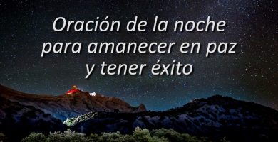 oracion de la noche