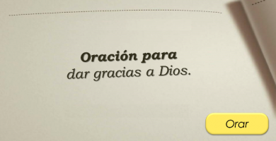 oracion de gratitud