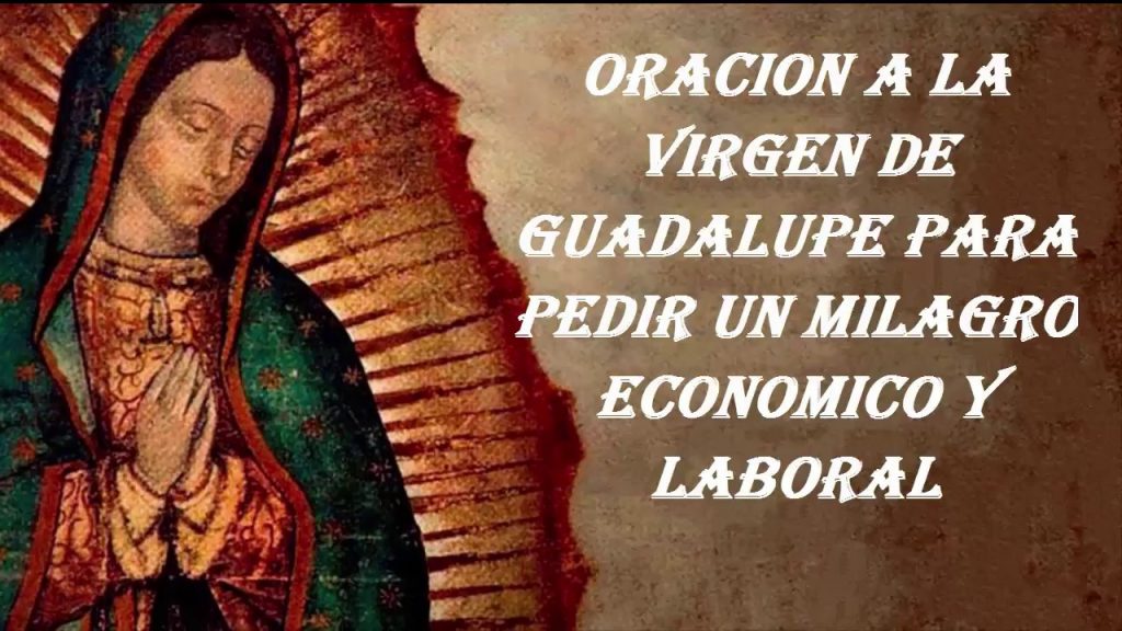 oracion a la virgen de guadalupe