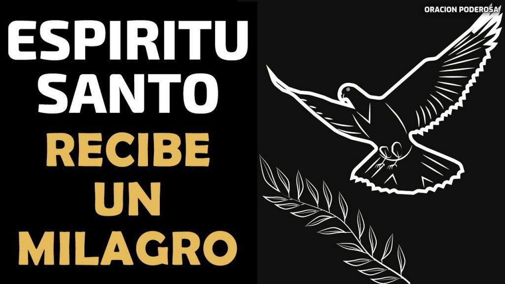 oracion para invocar al espiritu santo